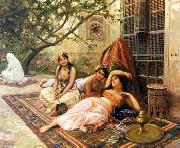 unknow artist Arab or Arabic people and life. Orientalism oil paintings  505